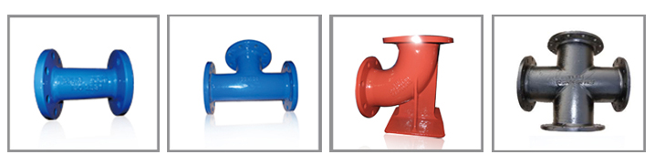 Ductile iron pipe flange fittings