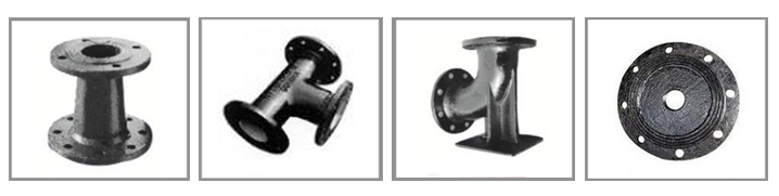 Ductile iron pipe flange fittings